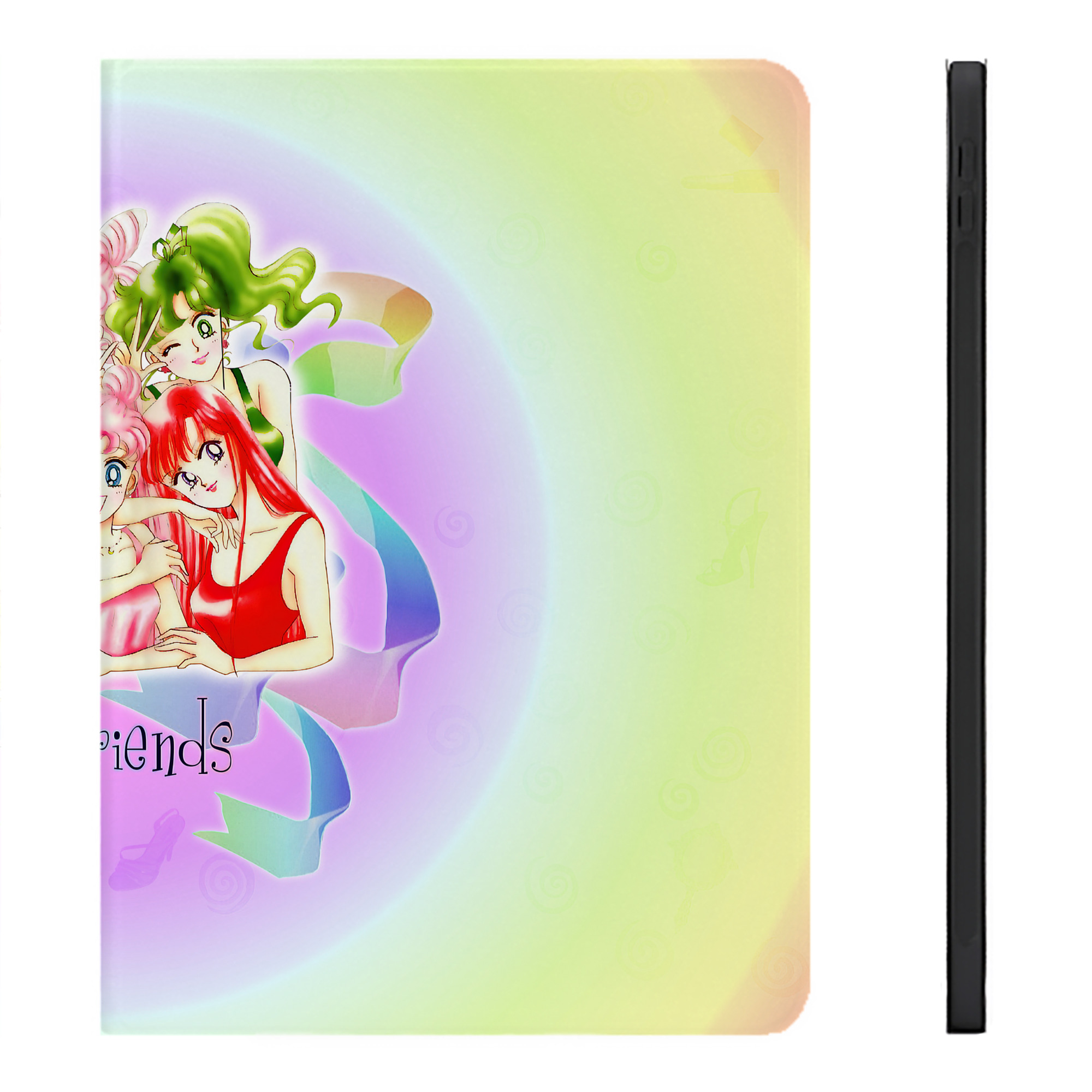 （画像用） 美少女戦士セーラームーン Sailor Moon IPadケース ペンホルダー付き ブックスタイルデザイン
